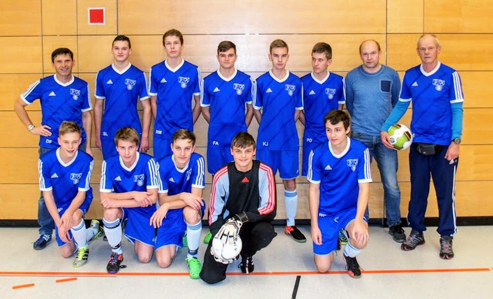 A-Junioren bei der Hallen-Kreismeisterschaft in Auerbach